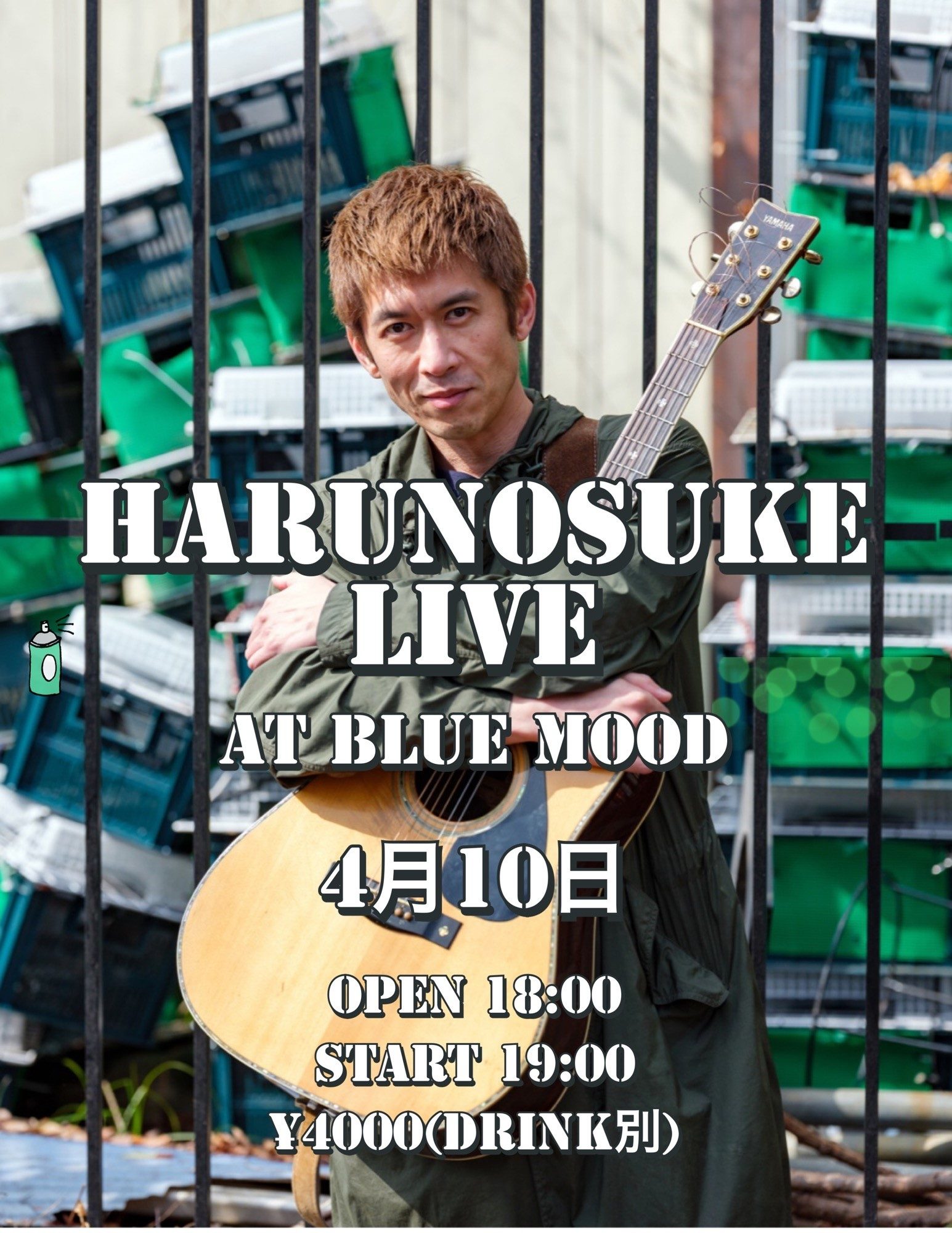 HARUNOSUKE　LIVE　at  BLUEMOOD